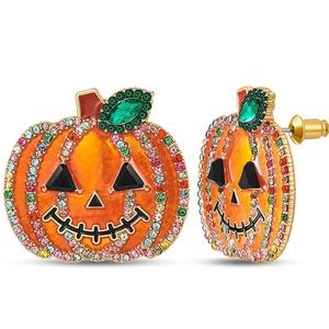 Fall Pumpkin Earrings